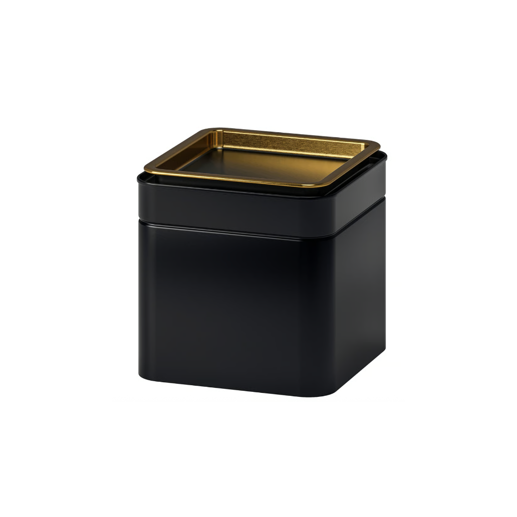 Lata The Bean Club cierre hermético Negra